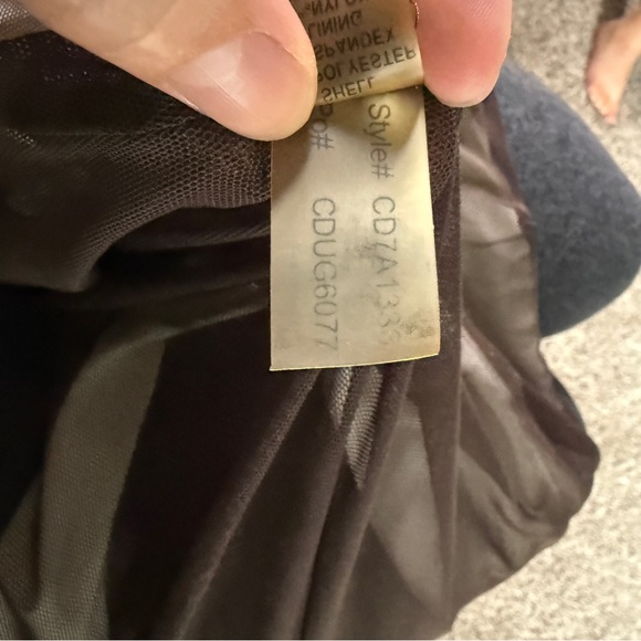 Calvin Klein Brown and Cream Women's Dress - Picture 9 of 9